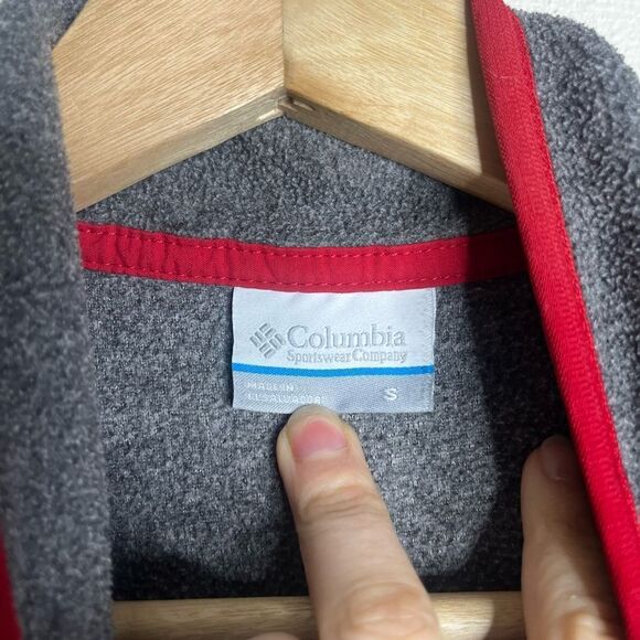 Cleveland guardians Columbia PFG fleece sweater men’s size small gray - Picture 8 of 9